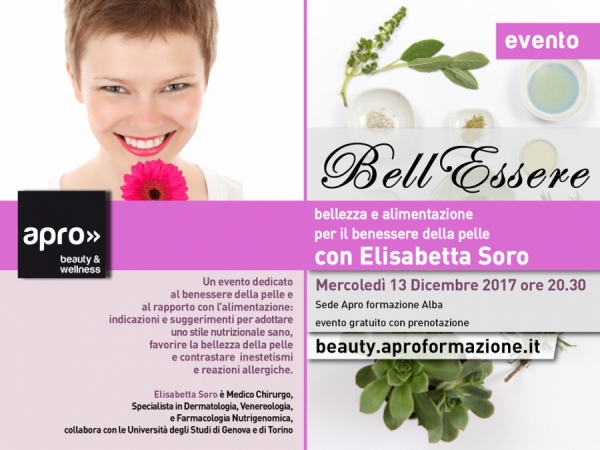 Serata tematica su bellezza e alimentazione con Elisabetta Soro