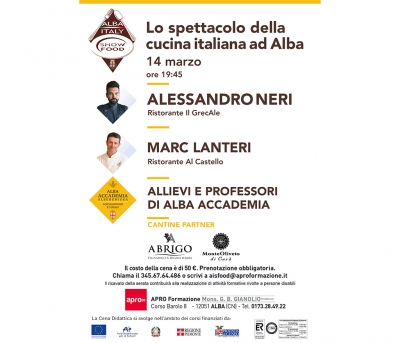 Lo spettacolo della cucina italiana ad Alba - 14 Marzo