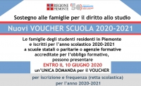 VOUCHER SCUOLA 2020 – 2021 _ indicazioni operative per presentare domanda